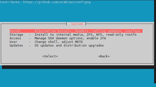 armbian-config