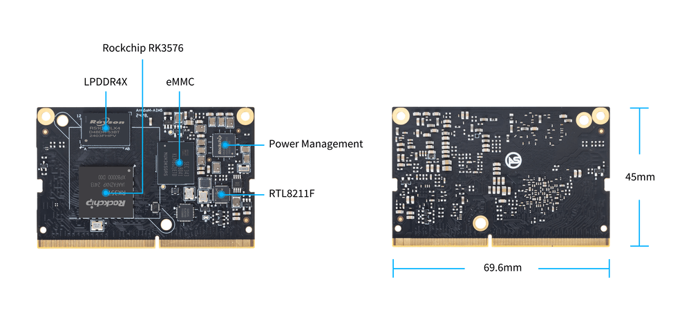 ArmSoM-AIM5-front &amp; back